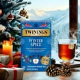 thumbnail image 4 of Twinings Holiday Sweet & Spicy Tea Variety 2-Pack – Caffeinated Christmas Tea and Caffeine-Free Winter Spice Herbal, Christmas Gift, 20 Tea Bags Ea, 4 of 9