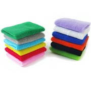 RONYOUNG 24PCS Colorful Sports Wristbands Cotton Sweatband Wristbands Wrist Sweatbands Wrist Sweat Bands for for Men and Women, Good for Tennis, Basketball, Running, Gym, Working Out