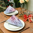 thumbnail image 5 of Coolnut Set of 6 Gladiolus Flowers Napkins Cloth Napkins 20"x20", Washable Polyester Dinner Napkins for Parties, Wedding, Restaurant, 5 of 6