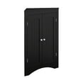 thumbnail image 5 of Wooden Cabinets, sideboard cabinet,corner cabinet,Bathroom Floor Corner Cabinet with Doors and Shelves, Kitchen, Living Room,Free Standing Storage Cabinet for Bathroom, Black Living Room Cabinets, 5 of 11