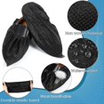 thumbnail image 3 of 200 Pack Disposable Shoe Covers Black Disposable Boot And Shoe Booties Covers Waterproof Slip, 3 of 5
