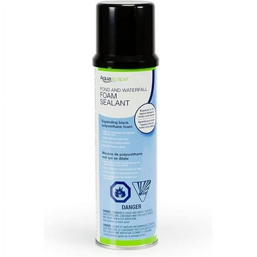 Aquascape AQS82002 12 oz Black Waterfall Foam Can