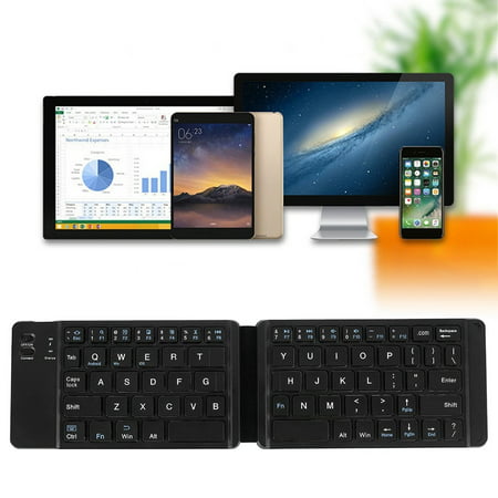 Universal Bluetooth Wireless Foldable Mini Keyboard USB Charging Keyboard Computer Mobile Phone Tablet (Best Budget Bluetooth Keyboard)