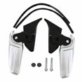 thumbnail image 3 of jinwen Motorcycle Foot Pegs Easy Assembly Folding for Motorcycle Replace Parts Silver, 3 of 9