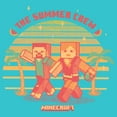 thumbnail image 2 of Girls Minecraft Watermelon Summer Crew T Shirt, 2 of 4