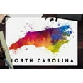 thumbnail image 3 of North Carolina, State Abstract Watercolor (12x18 Wall Art Poster, Room Decor), 3 of 3