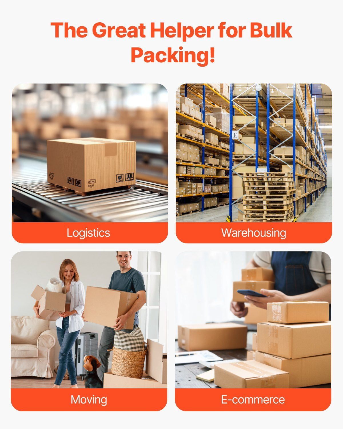 Clear Packing Tape 18 Rolls 65 Yards Heavy Duty Clear Packing Tapes 2.7 Mil