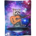 thumbnail image 2 of Raccoon Blanket Soft Fleece Throw Blanket Cozy Fuzzy Warm Flannel Plush Throw Blankets for Couch Bed Sofa All Season Gift 60"X50", 2 of 6