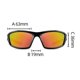 thumbnail image 3 of 3uds. Gafas de sol polarizadas Hombres UV400 Gafas de conducción al aire libre (película) Negro Rojo, 3 of 5