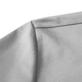 thumbnail image 6 of Zylanna Men's Formal Dress Shirts, Long Sleeve Business Button Solid Turn Down Collar Shirts Gray Size 2XL, 6 of 6