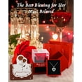thumbnail image 3 of Preserved Real Rose Box with I Love You Necklace, Eternal Flowers Rose Gifts for Mom Grandma Wife Girlfriend on Mother's Day Birthday Valentine Christmas Anniversary, Romantic Gifts Present for Her, 3 of 8