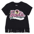 thumbnail image 3 of Conjunto de camiseta y leggings para niñas pequeñas de Barbie, color rosa y negro, 3 of 6