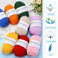 thumbnail image 3 of Uxcell Cotton Yarn, 60% Cotton, 40% Acrylic Soft Knitting Yarn Green for DIY Projects, 2 Pcs, 3 of 7