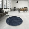 thumbnail image 4 of Ahgly Company Machine Washable Indoor Rectangle Abstract Night Blue Area Rugs, 2' x 4', 4 of 7