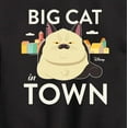 thumbnail image 3 of Luca - Big Cat In Town  - Toddler And Youth Crewneck Fleece Sweatshirt, 3 of 5