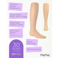 thumbnail image 3 of MeMoi Girls Essential Sheer Nylon Tights - Girls - Female, 12-14, Bone, 3 of 7