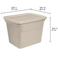 thumbnail image 3 of Sterilite 68L Tote - Bronze, 3 of 4