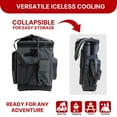 thumbnail image 4 of Koolatron 12V Electric Cooler Bag, 13L (14qt) Collapsible Thermoelectric Soft Bag Cooler, Gray/Black, 4 of 7