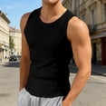 thumbnail image 3 of Workout Tank Tops Men Lightweight Breathable Slim Fit Stretchy Crewneck Muscle Sleeveless Shirt Athletic Gym Tanks, 3 of 6