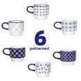 thumbnail image 5 of Coffee Mug for Milk Juice Tea, 12oz Ceramic Cups in Different Patterns(6 Pack ), 5 of 9
