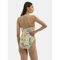 thumbnail image 4 of Time and Tru Women's Rope Texture One-Piece Swimsuit, Sizes XS-3X, 4 of 6
