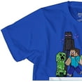 thumbnail image 4 of Minecraft Boys T-shirt, Graphic Print Classic Video Game Minecraft Shirt Royal - XL, 4 of 4