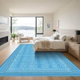thumbnail image 3 of ODIKA 5'x7' Machine Washable Non-Slip Area Rug, Oriental Blue High Traffic Rug, Blue, 1050113, 3 of 7