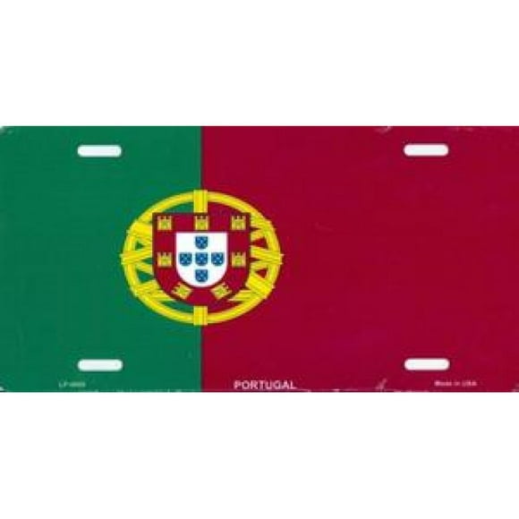 Plaque d'Immatriculation du Portugal