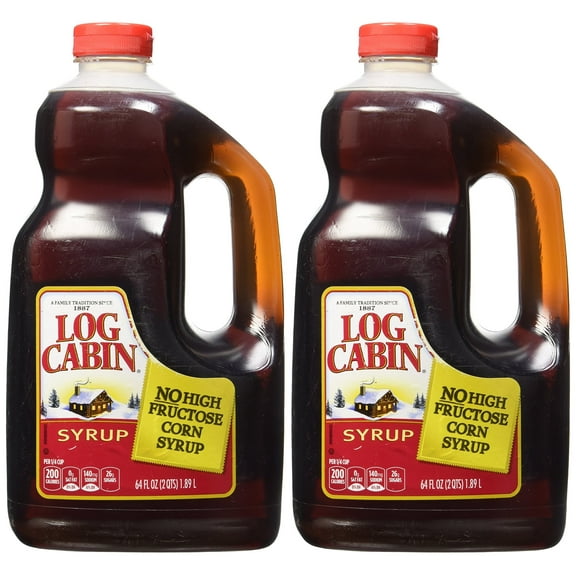 Log Cabin Original Syrup, 64 Fl Oz (Pack of 2) ES7