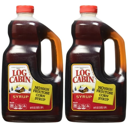 Log Cabin Original Syrup, 64 Fl Oz (Pack of 2) ES7