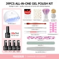 thumbnail image 4 of 39pc Gel Nail Polish Kit with U V Light Pink Brown Nude Dark Red 22 Colors Gel Polish Set French Nail Art for Beginners Manicure DIY Gifts for Women, 4 of 10
