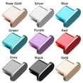 thumbnail image 2 of Durable Dustproof Cover Phone Accessories Charger Port Block Anti Dust Plug Metal Stopper Charging Interface Cap BLACK, 2 of 8
