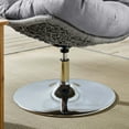 thumbnail image 5 of Modway Brighton Wicker Rattan Patio Swivel Lounge Chair in Light Gray/Gray, 5 of 6