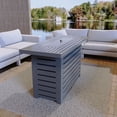 thumbnail image 2 of Living Source International Metal Propane/Natural Gas Fire Pit Table in Gray, 2 of 4