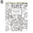 thumbnail image 1 of Color-In Notebook & Daily Planner Spiral Daily Planner, 1 of 1