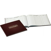 Adams® Visitor Registration Book, 8 1/2 x 11 1/2, 112 Pages, Black
