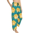 thumbnail image 2 of Psyduck Women's Pajama Pants Ultra Soft Comfy Sleep Lounge Pants Cartoon Print Lightweight Casual Bottoms Loungewear, 2 of 8