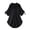 Black, variant on Women's Shirts Casual Loose Waist Tunic Top Short Sleeve Round Neck Blouse, Yellow 4XL