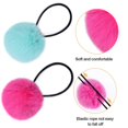 thumbnail image 4 of Hair Ties,16pcs Pom Pom Elastic Hair Ties Hair Pom Fluffy Ponytail Holders For Girls Toddlers Pigtail,8 Colors/2 Inches, 4 of 5