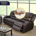 thumbnail image 4 of Ainehome3 Pieces Faux Leather Reclining Configurable Living Room Set, 4 of 5