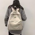 thumbnail image 1 of de gran capacidad para mujer, con cremallera, suave duradero, correas dobles para los hombros, viajes universitarios blanco Yinane Mochilas de mujer, 1 of 8
