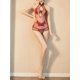 thumbnail image 2 of Sexy Cheongsam Cosplay Lingerie Costume, Uniform Temptation Button See Through Mini Dress With Thong, Women's Sexy Lingerie & Underwear, 2 of 5