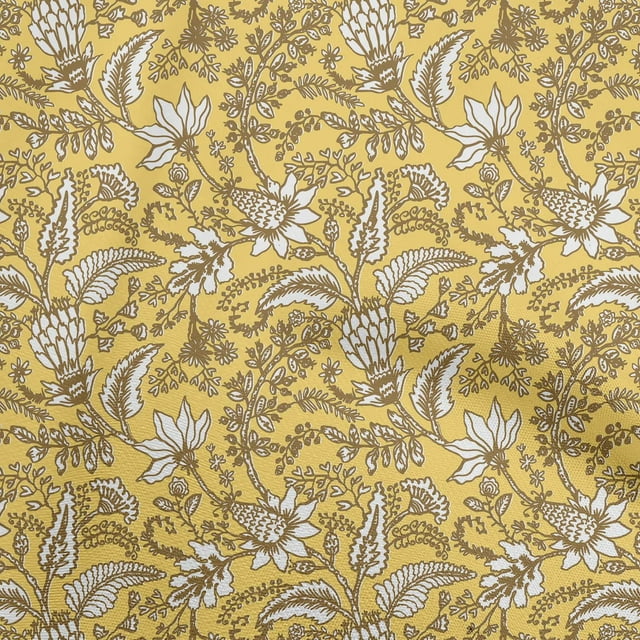 Tissu Imprimé de Matériel de Couture Floral Jacobée de Coton de Coton de la Cour 42 Pouces de Large