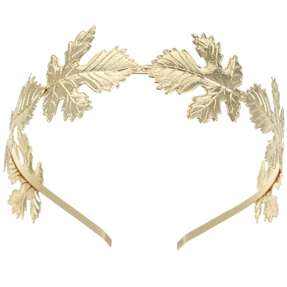 OUNONA Elegant Metal Leaf Headband - Stylish Wedding Hair Accessory for Women and Brides