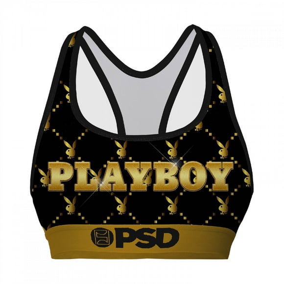 Playboy Monogram Lux PSD Sports Bra-2XLarge