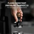 thumbnail image 4 of Tamper à Café à Base Plate 30 Lb, Pression Constante, Ressort Calibré, Tamper avec Retour Sonore, Profondeur Auto-Ajustable, Réinitialisation Automatique, Espresso Tamper avec Base en Acier Inoxydable 304, 4 of 9