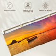 thumbnail image 6 of Elephant Stock Sunset And Water Wall Art - Panoramic Canvas Wall Art - Living Room Wall Decor - Nature Canvas - Brown And Orange Decor - 24" x 8", 6 of 8