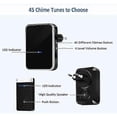 thumbnail image 2 of [No Batteries Required] Wireless Doorbell, Waterproof Door Bell Electronic Chime Kit with 2 Plug-in Receivers, 150M Range, 2 of 5