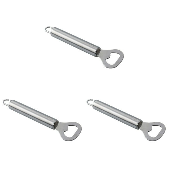 GOOHOCHY  3 PCS Magnetic Bottle Opener Solid Multi-purpose Beer