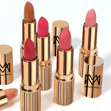 MM Matte Smile Lipstick – Long Lasting Matte Finish, Waterproof & Smudge Proof Lip Color, Highly Pigmented Smooth Velvet Formula